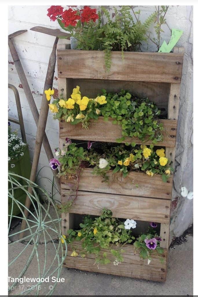 Tanglewood Works Upcycled Pallet Planter