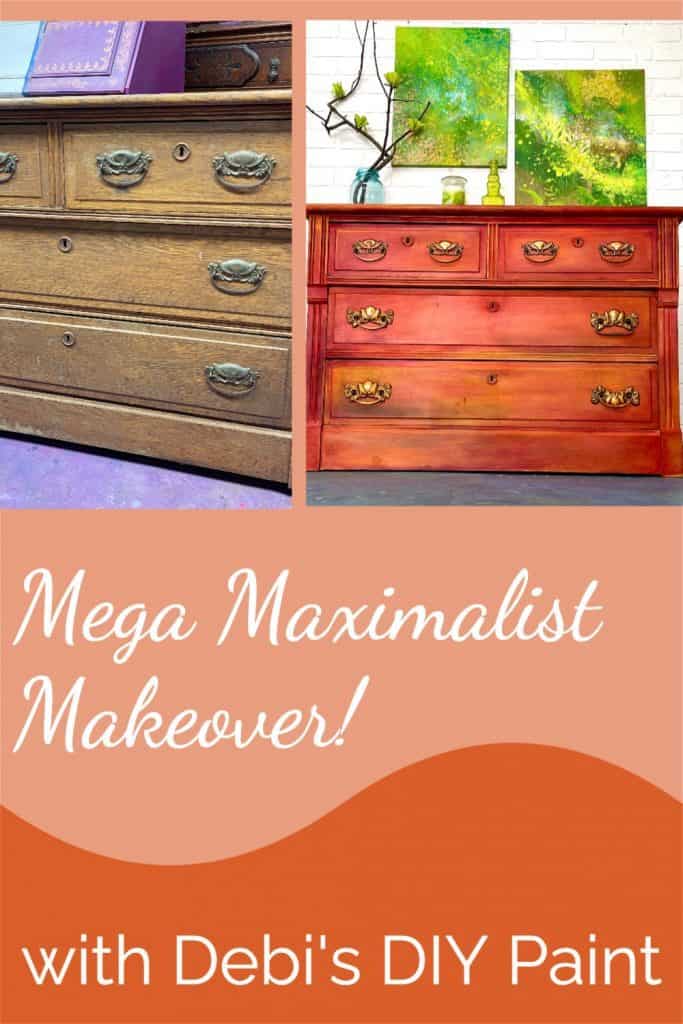 Maximalist Furniture Makeover