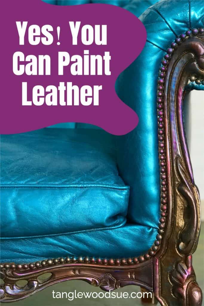 you can paint leather, Pinterest Pin
