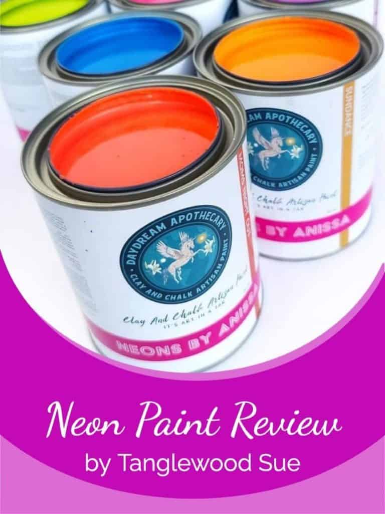 Neon Paint Review by Tanglewood Sue