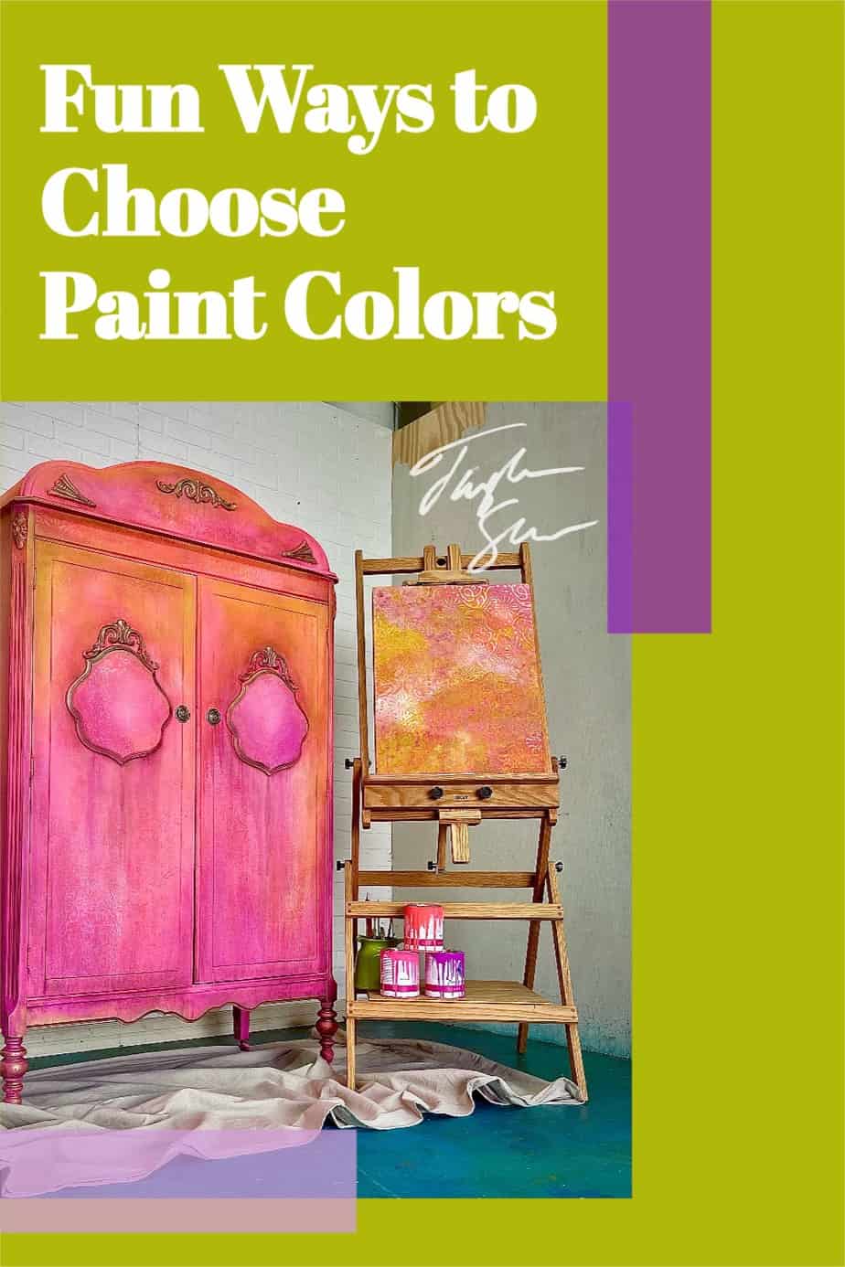Choosing Paint Colors for Furniture in Unexpected Ways